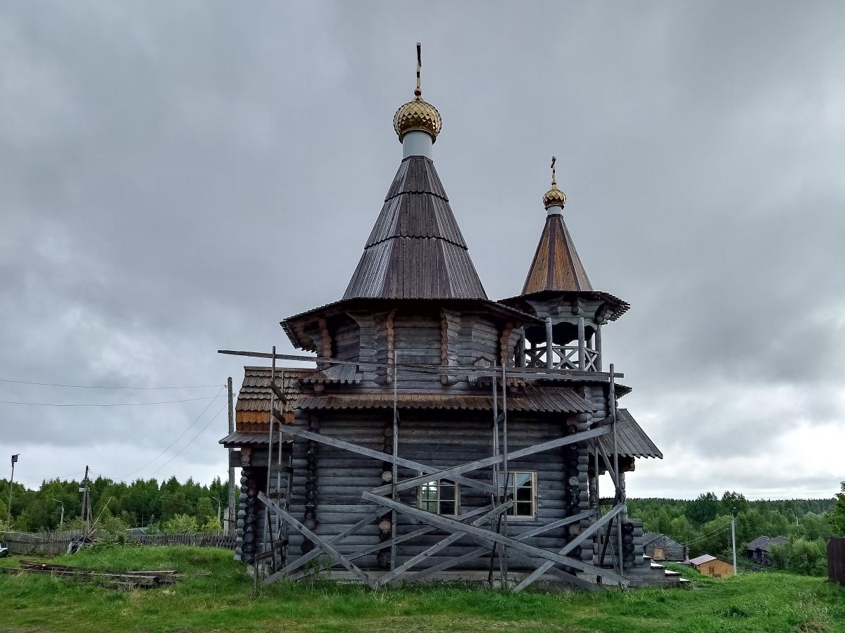 Церковь Покрова Пресвятой Богородицы (новая), Покровское (Онежский район, Архангельская область). фасады