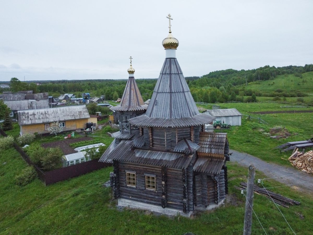 Церковь Покрова Пресвятой Богородицы (новая), Покровское (Онежский район, Архангельская область). фасады