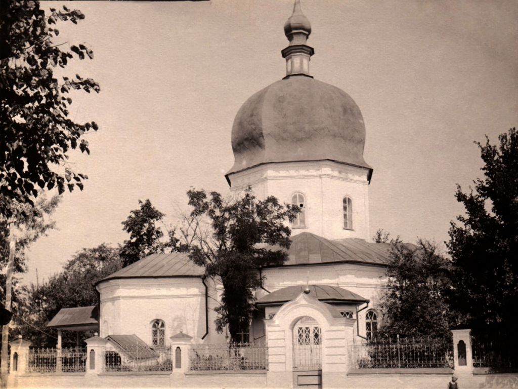 Собор Троицы Живоначальной, Борзна (Нежинский район, Украина, Черниговская область). архивная фотография, Фото 1910-х годов из фондов Института рукописи Национальной библиотеки Украины им. И. Вернадского