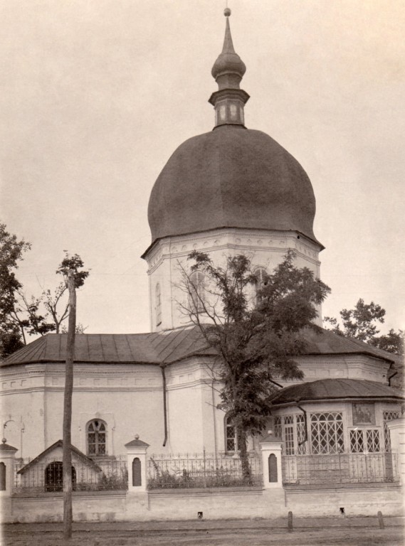 Собор Троицы Живоначальной, Борзна (Нежинский район, Украина, Черниговская область). архивная фотография, Фото 1910-х годов из фондов Института рукописи Национальной библиотеки Украины им. И. Вернадского