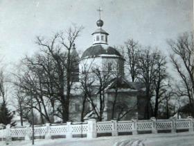 Хухра. Церковь Покрова Пресвятой Богородицы (деревянная)