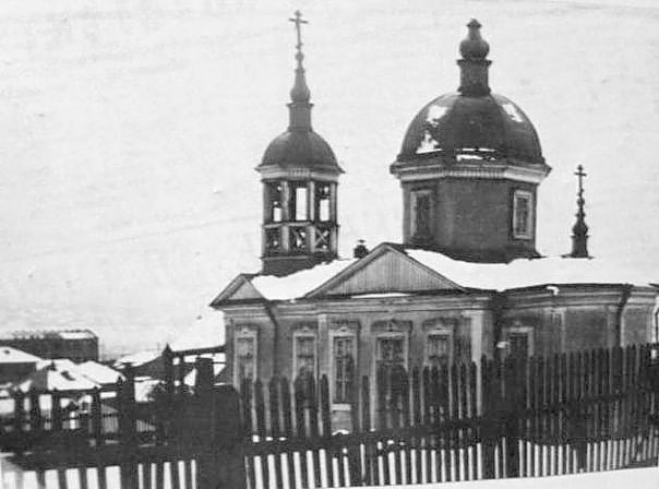 Лысьва. Неизвестная старообрядческая церковь. архивная фотография, Старинное фото из частного архива