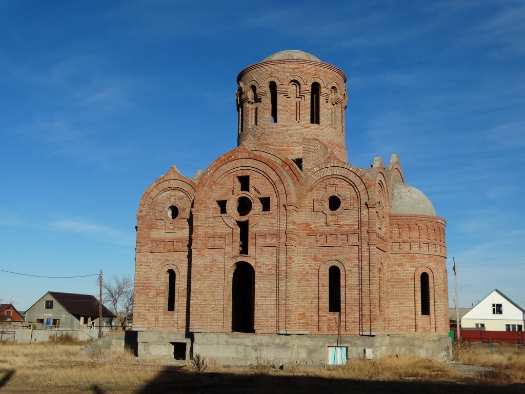 Благословенка. Церковь Покрова Пресвятой Богородицы (строящаяся). фасады