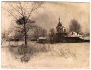 Церковь Сошествия Святого Духа, Фото 1938 года с интернет-аукциона<br>, Барлак, Мошковский район, Новосибирская область