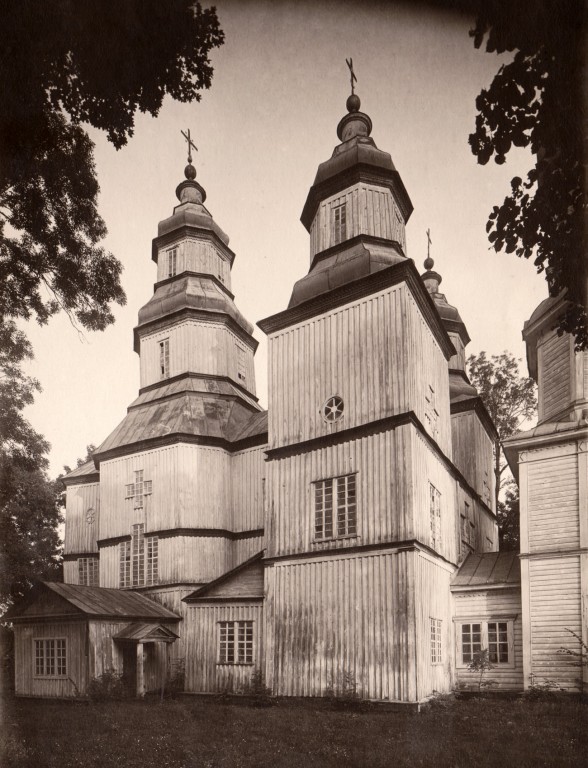 Церковь Николая Чудотворца, Новые Млыны (Нежинский район, Украина, Черниговская область). архивная фотография, Фото 1910-х годов из фондов Института рукописи Национальной библиотеки Украины им. И. Вернадского