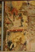Церковь Пресвятой Богородицы, Фрагмент сохранившихся росписей на западном фасаде<br>, Трпейца, Северная Македония, Прочие страны