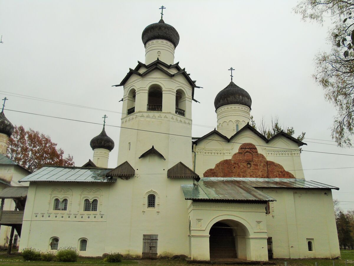 Спасо-Преображенский монастырь. Колокольня, Старая Русса (Старорусский район, Новгородская область). фасады
