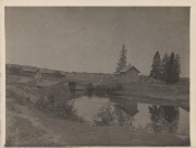 Неизвестная часовня, Фото 1926 года из фондов Музея антропологии и этнографии им. Петра Великого (Кунсткамера). Автор Николай Сергеевич Розов<br>, Шапша, Лодейнопольский район, Ленинградская область