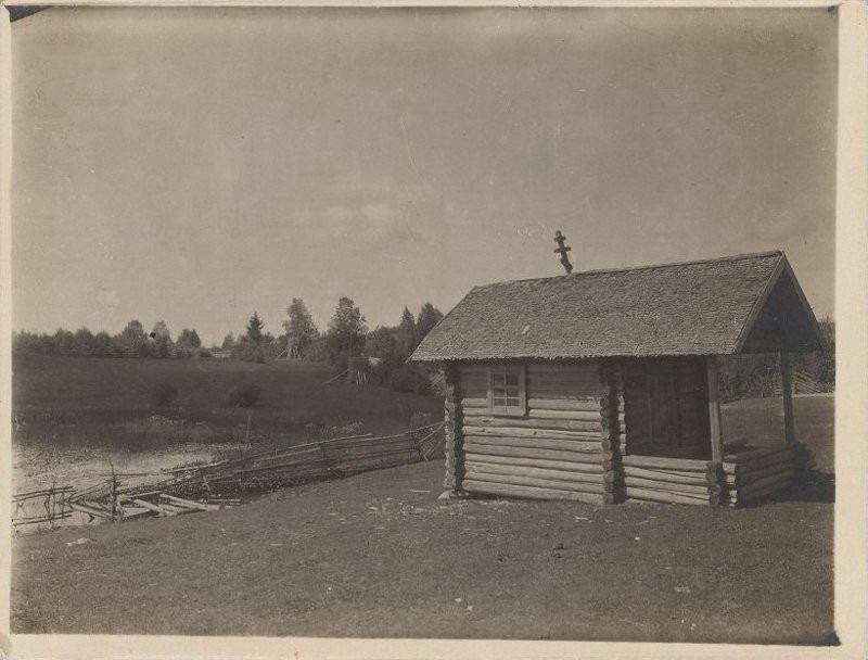 Бахарево. Часовня Вознесения Господня. архивная фотография, Фото 1927 года из фондов Музея антропологии и этнографии им. Петра Великого (Кунсткамера). Автор Николай Сергеевич Розов