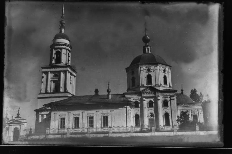 Скнятино (Рожественский погост). Церковь Рождества Пресвятой Богородицы. архивная фотография, Фото 1933 г. из фондов ГНИМА имени А.В. Щусева