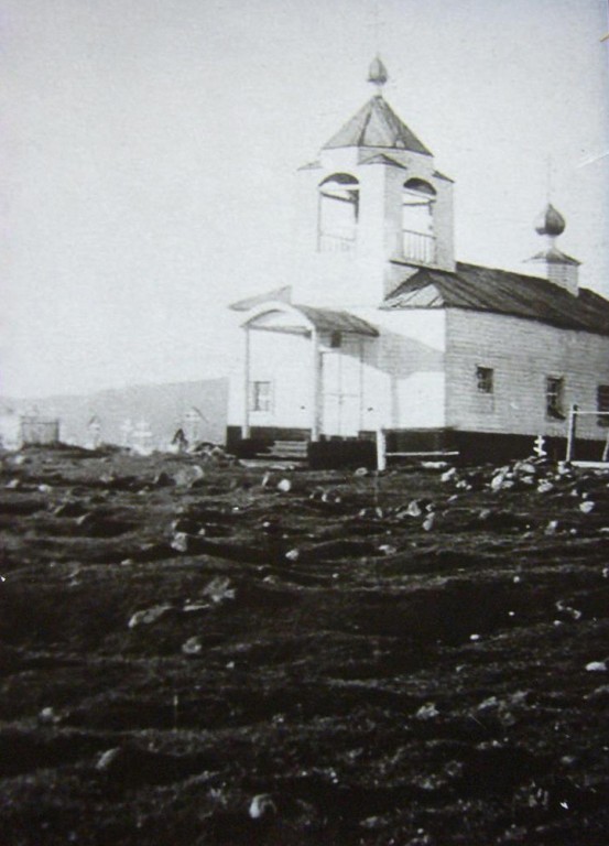 Церковь Троицы Живоначальной, Кола (Кольский район, Мурманская область). архивная фотография, Старинное фото из частного архива