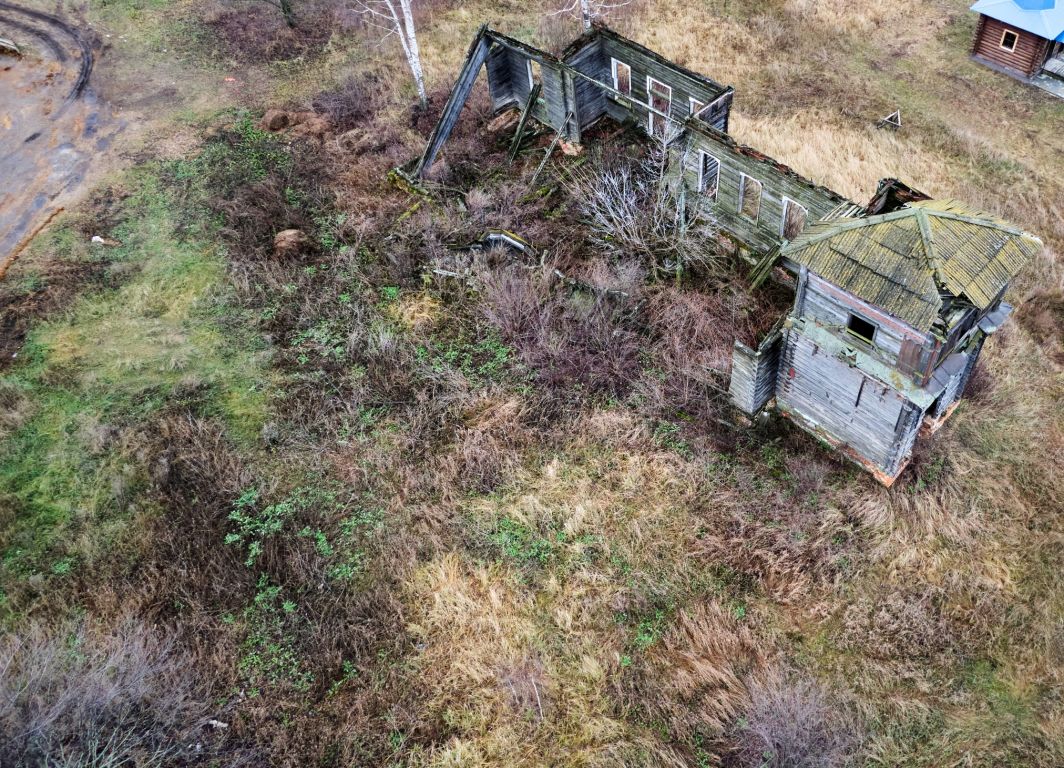 Церковь Воскресения Словущего, Ершово (Клепиковский район, Рязанская область). общий вид в ландшафте