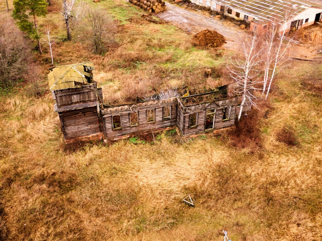 Церковь Воскресения Словущего, Ершово (Клепиковский район, Рязанская область). общий вид в ландшафте