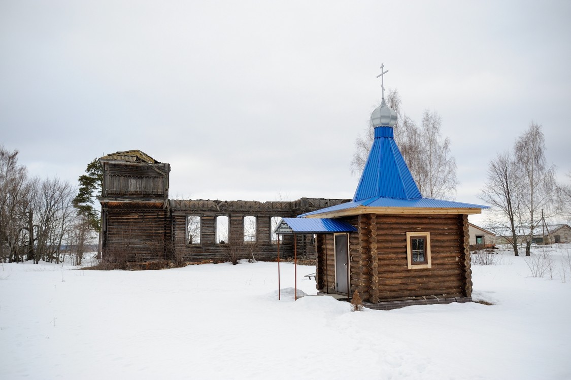 Церковь Воскресения Словущего, Ершово (Клепиковский район, Рязанская область). фасады