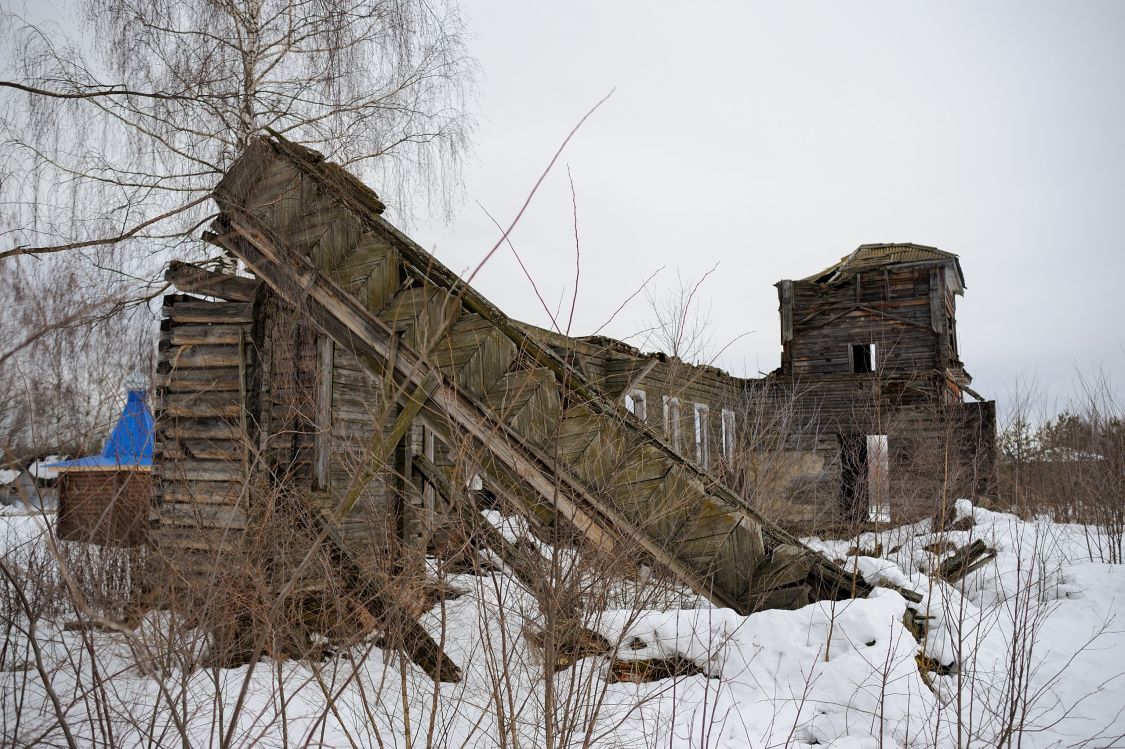 Церковь Воскресения Словущего, Ершово (Клепиковский район, Рязанская область). фасады