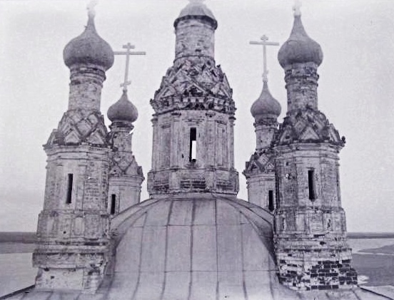 Церковь Троицы Живоначальной, Телегово (Монастырская Пашня) (Красноборский район, Архангельская область). архивная фотография, Фото 1920-х гг. Госкаталог музейного фонда.Государственный научно-исследовательский музей архитектуры имени А.В. Щусева.