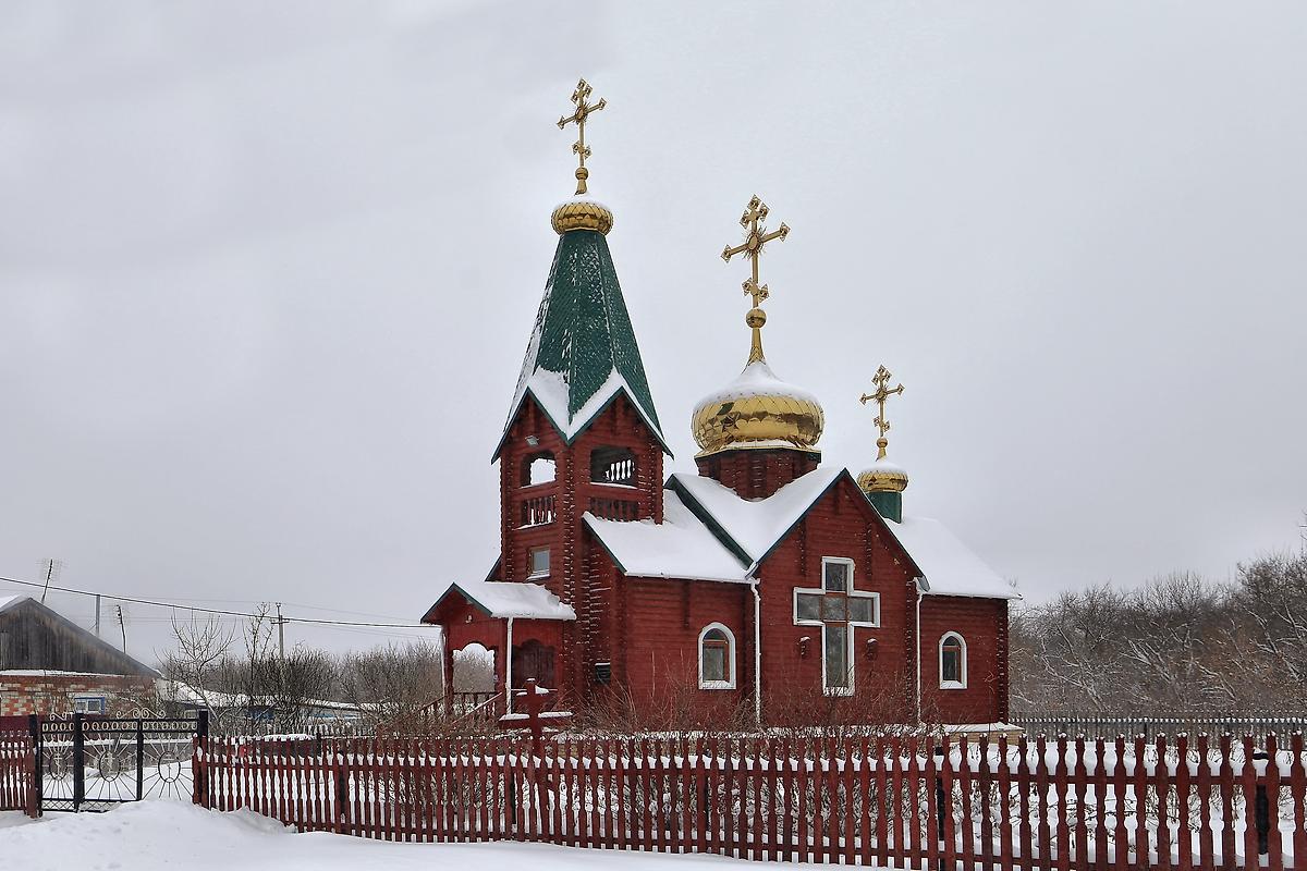 фасады. Церковь Троицы Живоначальной, Оглухино (Крутинский район, Омская область)
