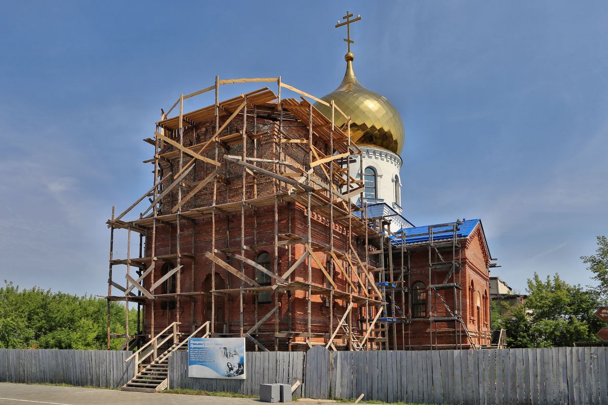 Большеречье. Церковь Успения Пресвятой Богородицы. документальные фотографии