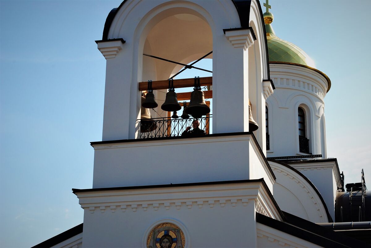 Церковь Михаила Архангела, Томинский (Сосновский район, Челябинская область). архитектурные детали, Звонница