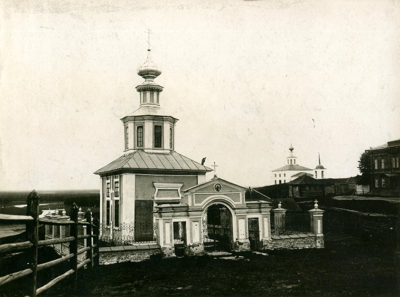 Часовня Спаса Нерукотворного Образа (старая), Чердынь (Чердынский район, Пермский край). архивная фотография, Фото 1903 года из фондов Пермского краеведческого музея
