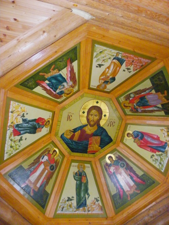 Церковь Николая Чудотворца, Красный Дубок (Струго-Красненский район, Псковская область). интерьер и убранство, Небо