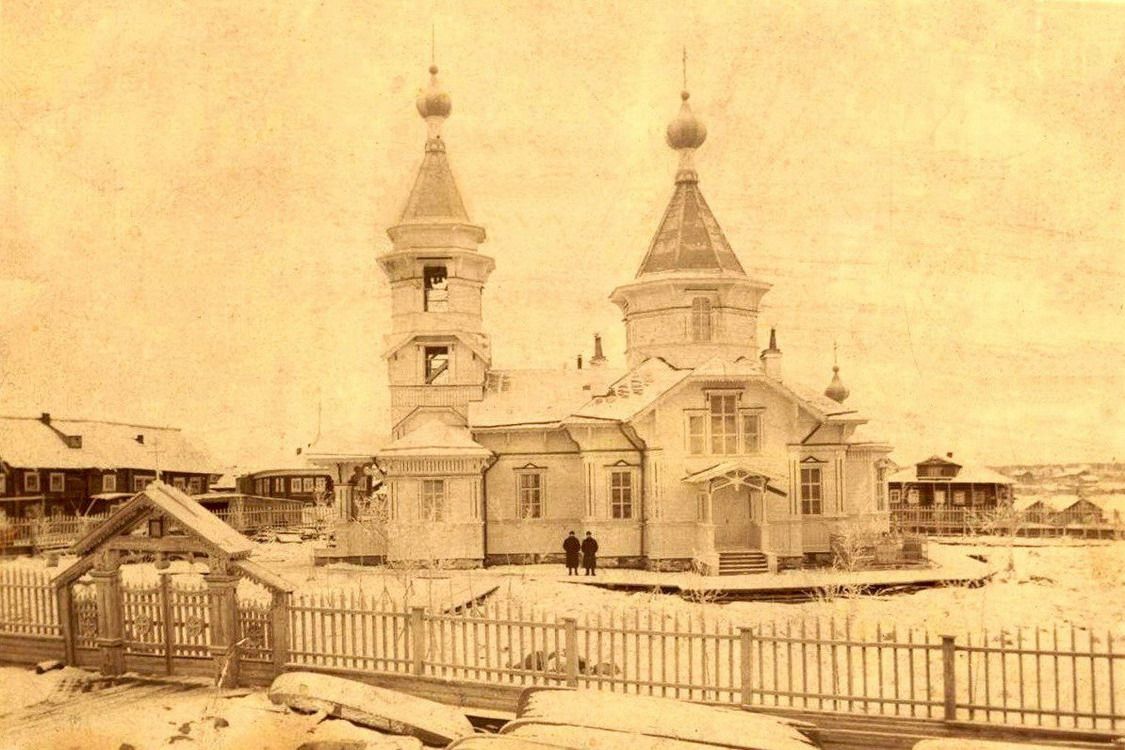 Церковь Троицы Живоначальной в Сороке, Беломорск (Беломорский район, Республика Карелия). архивная фотография, Фото начала ХХ века из фондов Беломорского районного краеведческого музея 