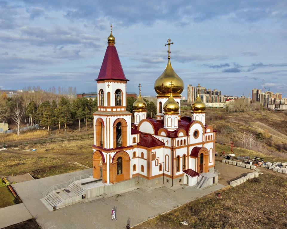 Церковь Новомучеников и исповедников Церкви Русской, Красноярск (Красноярск, город, Красноярский край). фасады, Вид с ЮЗ