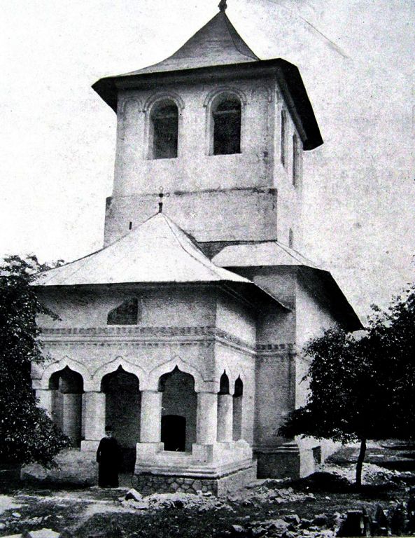 Церковь Успения Пресвятой Богородицы, Тыргу-Жиу (Горж, Румыния). архивная фотография, Фото 1900 г. из фондов Томисской архиепископии