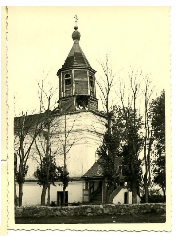 Церковь Иоанна Дамаскина, Уда (Бежаницкий район, Псковская область). архивная фотография, Фото 1941 г. с аукциона e-bay.de
