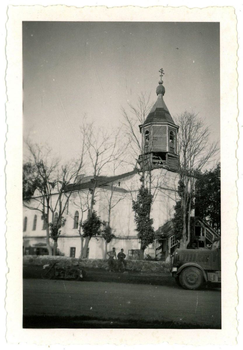 Церковь Иоанна Дамаскина, Уда (Бежаницкий район, Псковская область). архивная фотография, Фото 1941 г. с аукциона e-bay.de