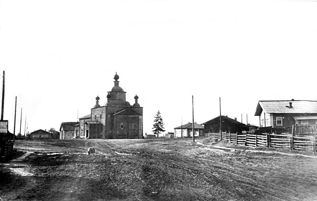 Чукаиб. Церковь Николая Чудотворца. архивная фотография, Фото советского периода с сайта маяк-сысолы.рф