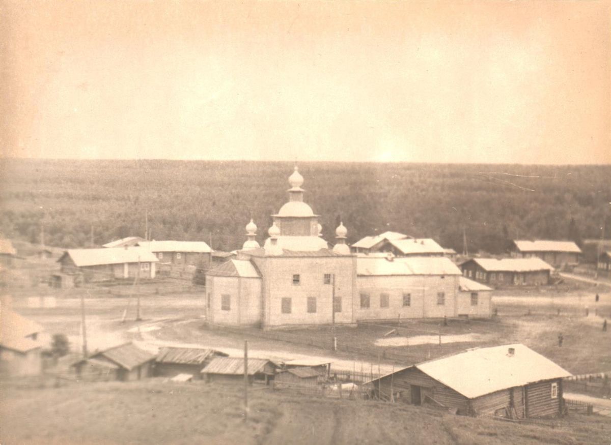 Церковь Николая Чудотворца, Чукаиб (Сысольский район, Республика Коми). архивная фотография, Фото 1960-ых годов из фондов Музея истории города Микунь