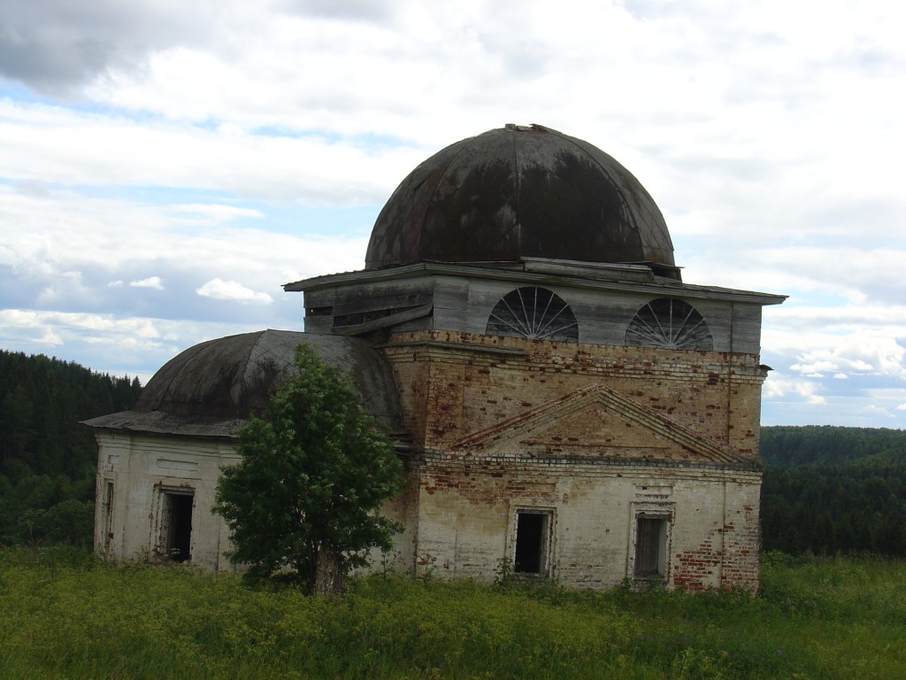 Церковь Николая Чудотворца, Ивановская (Нюксенский район, Вологодская область). фасады, 2005