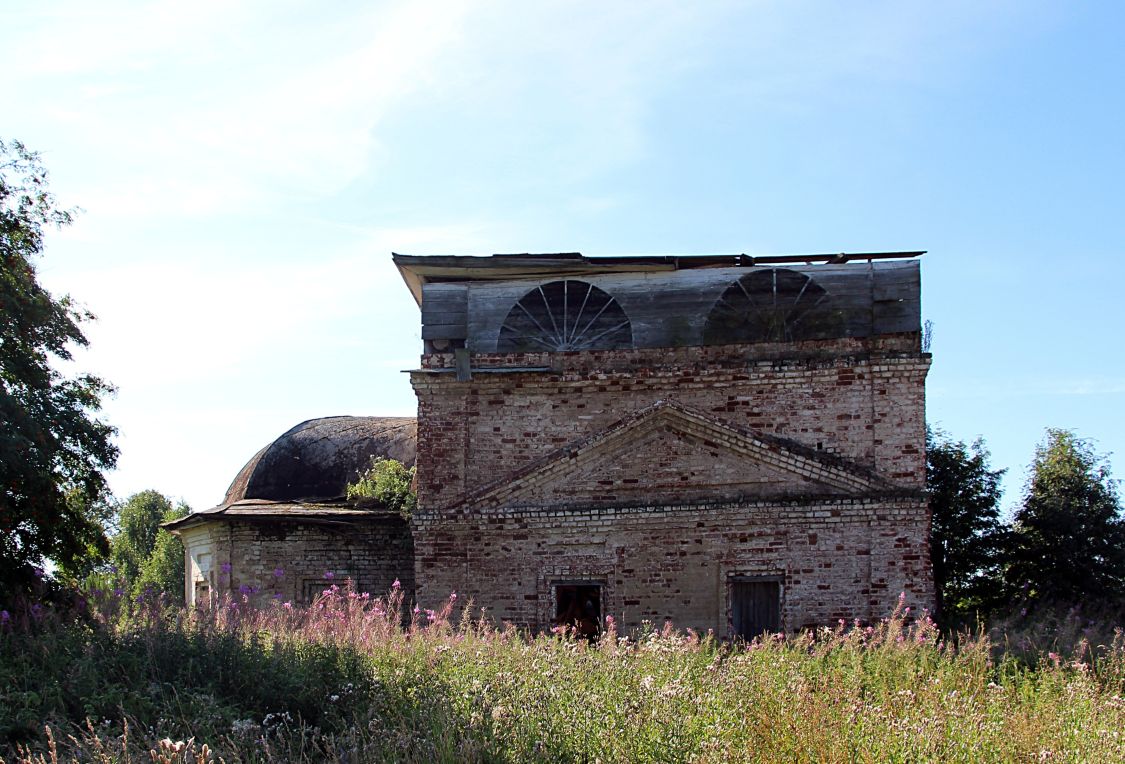 Церковь Николая Чудотворца, Ивановская (Нюксенский район, Вологодская область). фасады, Северный фасад