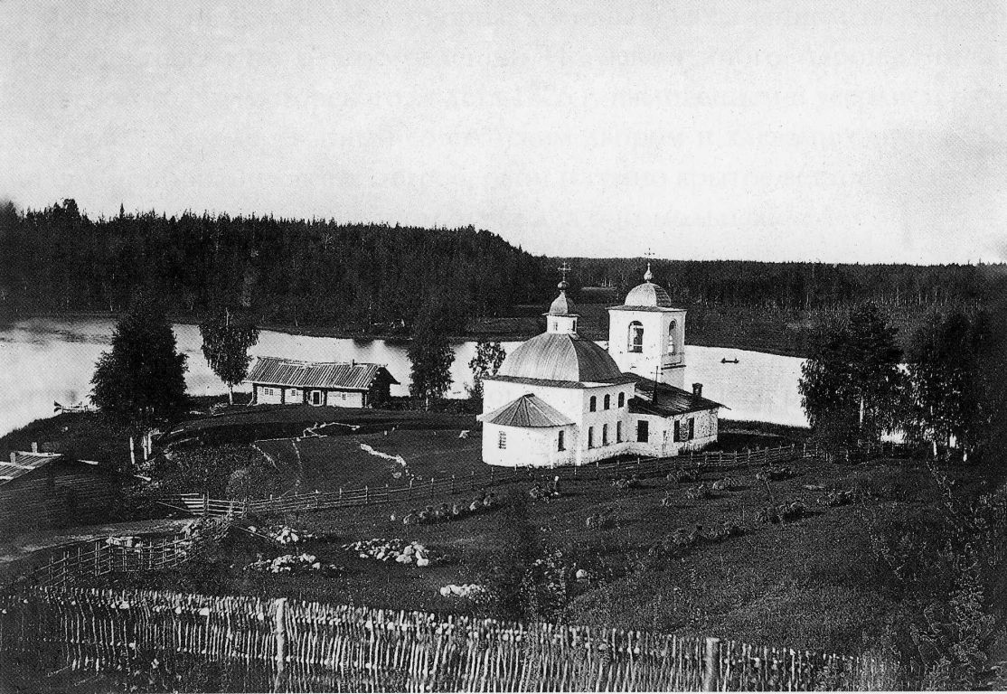 Макарьевская пустынь, Макарьевская пустынь, урочище (Шенкурский район, Архангельская область). архивная фотография, Фото 1886 года из альбома 