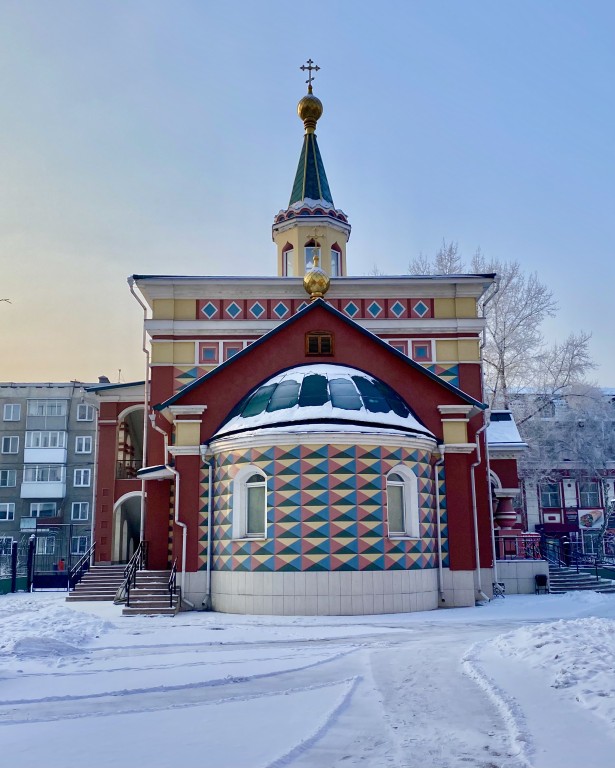 Церковь Распятия Христова, Абакан (Абакан, город, Республика Хакасия). фасады, Вид с востока