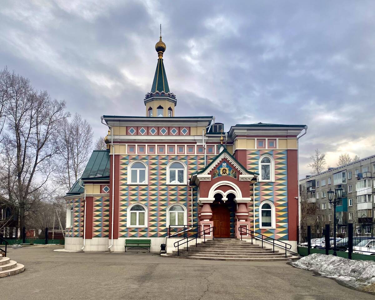 Церковь Распятия Христова, Абакан (Абакан, город, Республика Хакасия). фасады, Северный фасад 