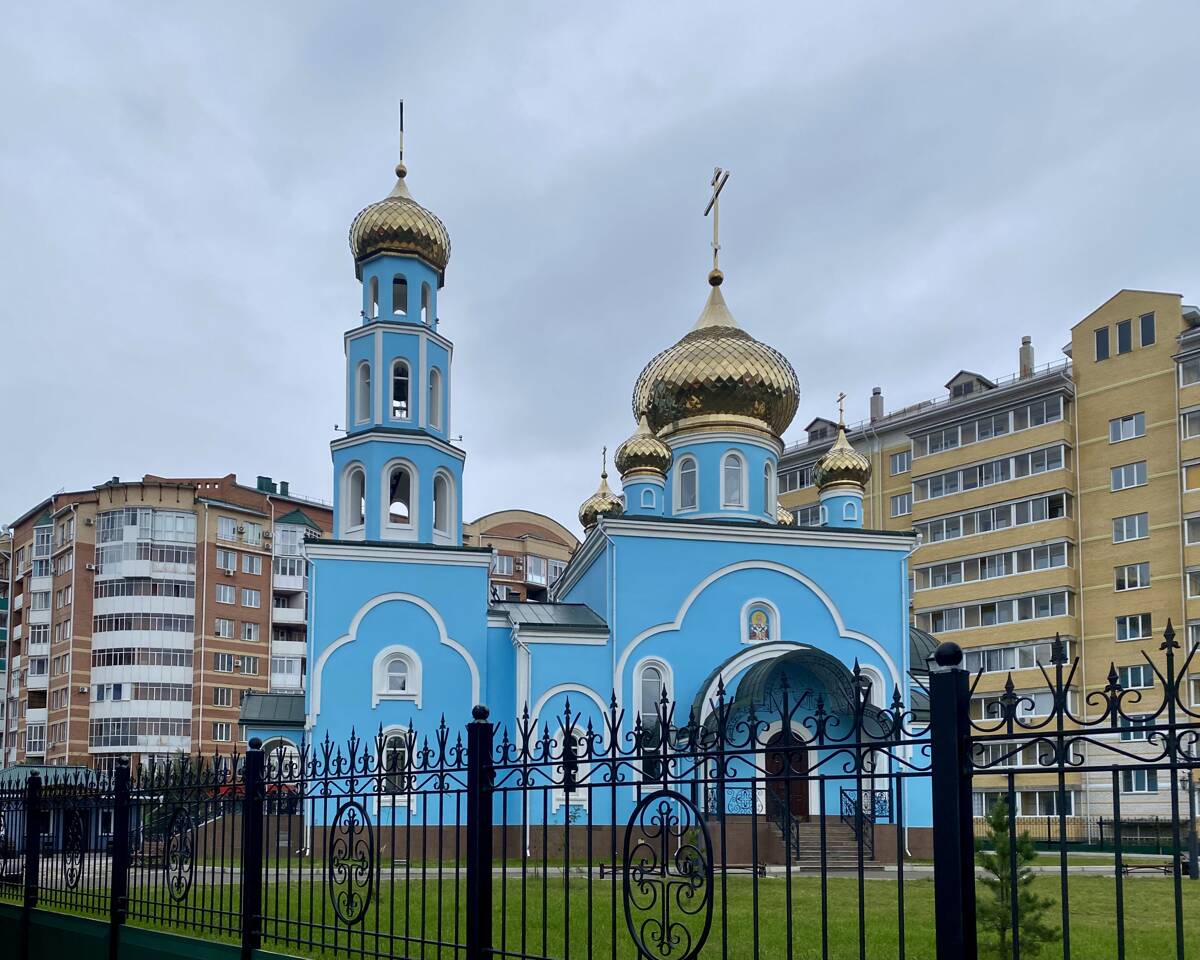 Церковь Благовещения Пресвятой Богородицы, Абакан (Абакан, город, Республика Хакасия). фасады, Вид с юга