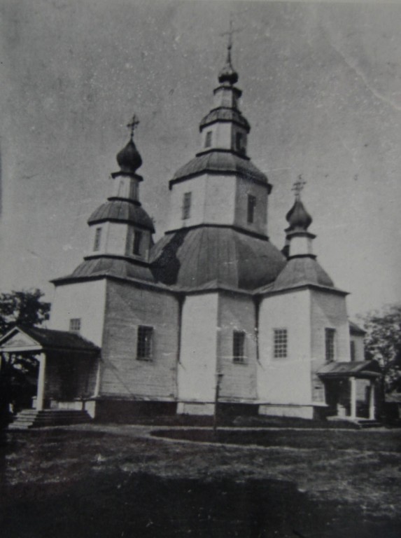 Церковь Преображения Господня, Лохвица (Миргородский район, Украина, Полтавская область). архивная фотография,  Вид храма до реконструкции. Фото 1900-х годов из фондов Института рукописи Национальной библиотеки Украины им. И. Вернадского