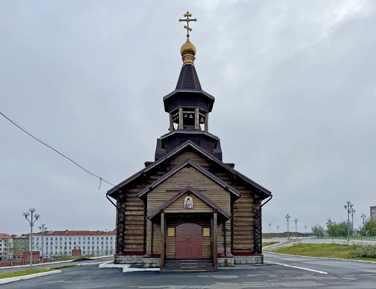 Церковь Луки (Войно-Ясенецкого), Норильск (Норильск, город, Красноярский край). фасады, Западный фасад