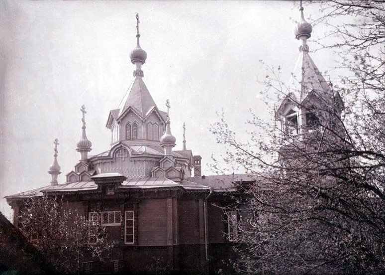 Церковь Зачатия Иоанна Предтечи, Карабатово (Кстовский район, Нижегородская область). архивная фотография, Фото конца XIX - начала XX вв. из фондов Нижегородского государственного историко-архитектурного музея-заповедника. Автор М.П. Дмитриев