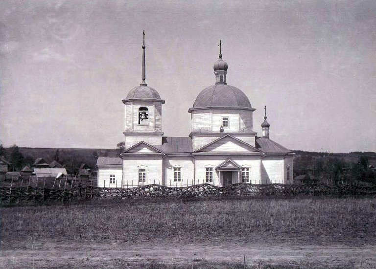 Церковь Успения Пресвятой Богородицы (единоверческая), Келейниково (Кстовский район, Нижегородская область). архивная фотография, Фото конца XIX - начала XX вв. из фондов Нижегородского государственного историко-архитектурного музея-заповедника. Автор М.П. Дмитриев