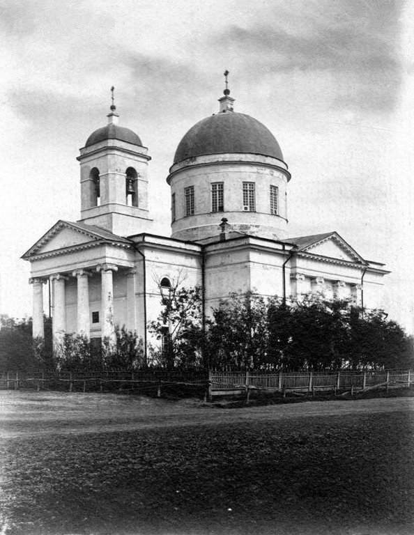 Церковь Николая Чудотворца (старая), Октябрьский Городок (Татищевский район, Саратовская область). архивная фотография, Фото конца XIX - начала XX веков из фондов Саратовского областного музея краеведения