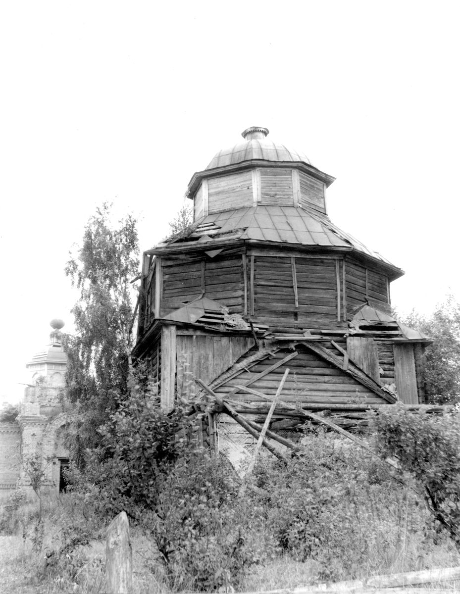 фасады. Церковь Благовещения Пресвятой Богородицы (деревянная), Горинское (Брейтовский район, Ярославская область)