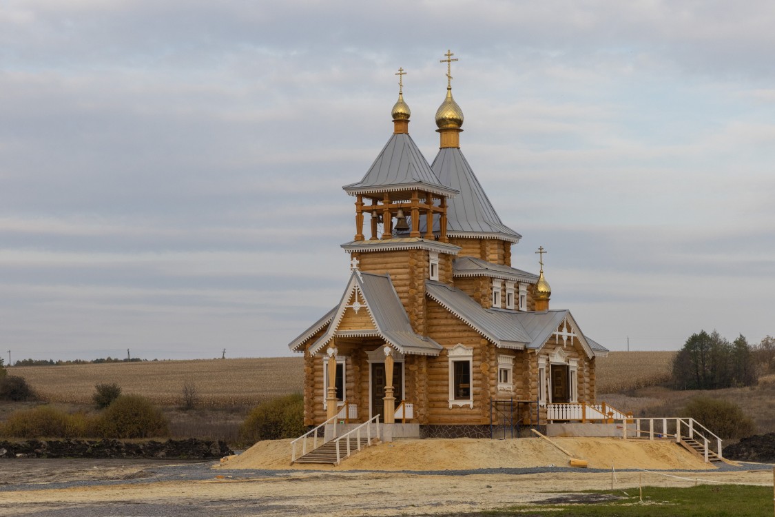 Красниково. Церковь Спаса Преображения. фасады