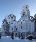 Церковь Космы и Дамиана при Первой областной больнице (новая), Вид с северо-запада<br>, Екатеринбург, Екатеринбург (МО город Екатеринбург), Свердловская область