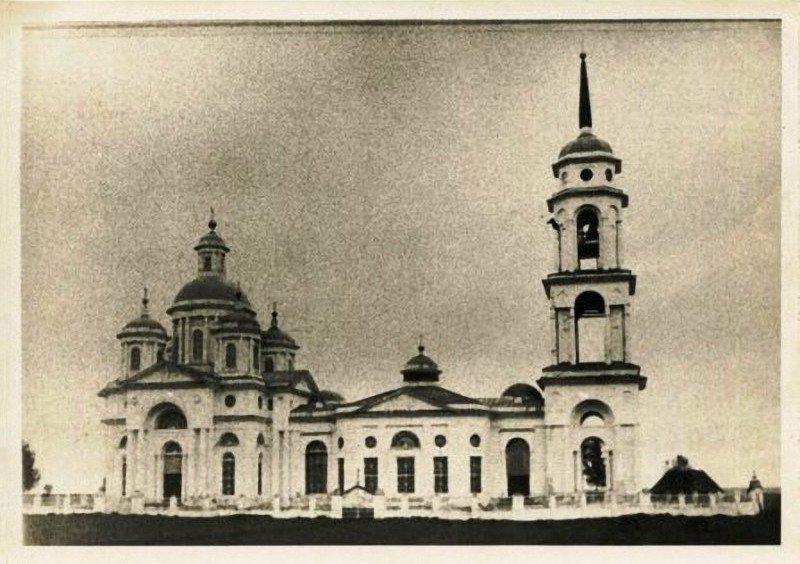 Церковь Покрова Пресвятой Богородицы, Оброчное (Атюрьевский район, Республика Мордовия). архивная фотография, Фото начала ХХ века из фондов Мордовского республиканского объединенного краеведческого музея имени И.Д. Воронина