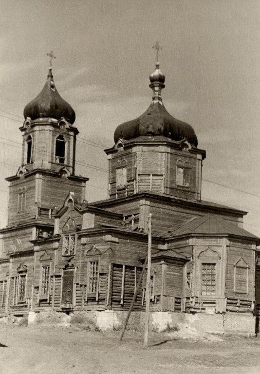 Мордовский Бугуруслан. Церковь Рождества Христова. архивная фотография, Фото советского периода из частного архива