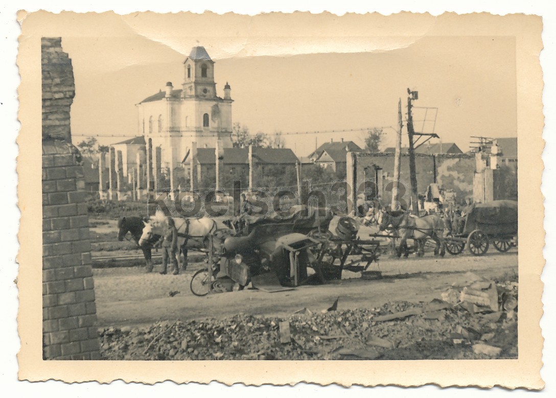 Заславль. Церковь Рождества Пресвятой Богородицы. архивная фотография, Фото 1941 г. с аукциона e-bay.de