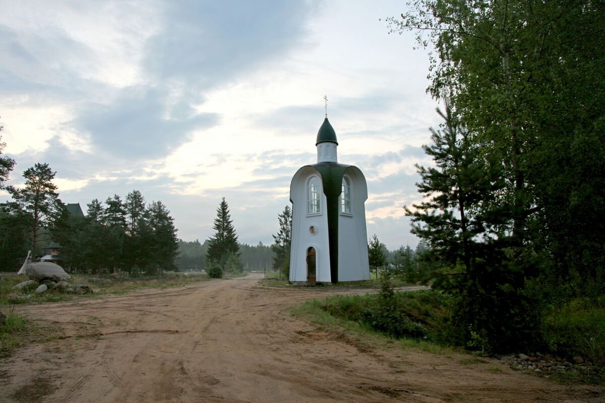 Часовня Валаамской иконы Божией Матери, Синявино (Кировский район, Ленинградская область). фасады, Часовня Валаамской иконы Божией Матери